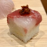 四季料理 京香 - マグロと真鯛の押し寿司