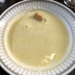 ステーキハウス 武蔵野 - 松コースのポタージュ