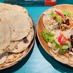 Mexican Dining Hana-Hana - イェローコーンで作るタコスSET