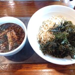 三都屋 - 半肉つけ麺　岩海苔トッピング