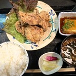 旬・酒菜 えーた - 若鶏唐揚げ定食