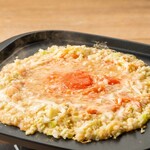 Enjoy making it at your table! Mentai cheese monja