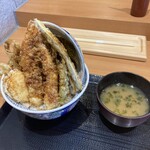 江戸前天丼 はま田 - 天丼と味噌汁