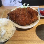 肉のウヱキ - ランチ　チキンカツ定食