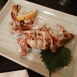 多助割烹 - ダルマイカ塩焼き１４００円