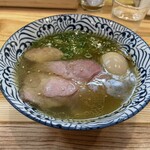 Ra xamen hideto - 味玉らぁ麺　塩　¥1100