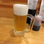 大衆串カツ酒場 なかむら - 生ビール