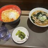 名代 富士そば -  カツ丼セット ミニそば