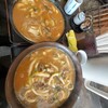 ふじきち - 料理写真:カレーうどんの並と大盛