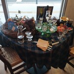 Guarda il cielo italiano - 飾られたテーブル席、お洒落～