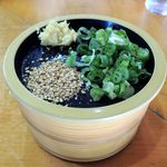 うどんや まるちゃん - 薬味＆つけ汁