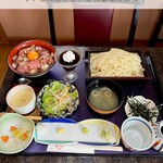 Kompira Udon Nakada - ロースト丼セット(冷うどん)