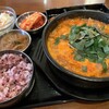 韓国家庭料理 だひゃん - メインのホルモンチゲと手作りナムル良き！