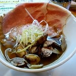 くそオヤジ最後のひとふり - あさりラーメン