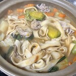 飯嶋製麺所 - 料理写真:栗政宗かぼちゃのほうとう