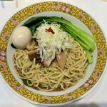 上方レインボー - 爆ドライ麺＋味玉アローカナ