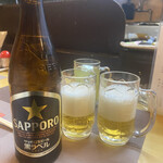 ゆうざん - 瓶ビール(中瓶)