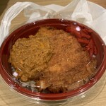 ラッキー食堂 ぐんま軒 - キーマカレーカツ丼弁当（600円）