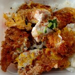 かつや - 実物(ヒレカツ丼弁当)