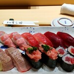 Tsukiji Sushikou Takumi - 極上天然本まぐろセット 2200円(通常4400円)