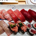 Tsukiji Sushikou Takumi - 極上天然本まぐろセット 2200円(通常4400円)