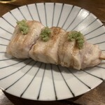 焼鳥 その日暮らし - ササミ　わさびは自分でのせる！