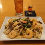 天のや - 焼めん (手延べ麺の和風焼うどん)