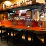 しらゆき - カウンター席