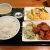 Tensham Bii - 若鶏の唐揚げ＋エビと玉子　※週替わりランチメニュー