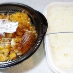 ほっともっと - 料理写真:「とんかつ・エビフライ・牛肉のたまごたっぷりミックスとじ弁当」