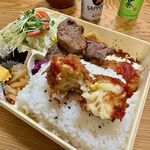 KEN - クリームコロッケと牛ヒレ肉の焼肉　3600円→半額1800円→クポーン利用1600円→ライス大盛り1700円