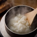 Pot-cooked rice (one cup)