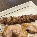 鳥よし - 珍味串盛：つなぎ