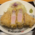 渋谷 とんかつ げんかつ - げんかつ(特上ロースかつ定食)