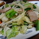 ばん里 - これは野菜炒め　他に肉野菜炒めもあります。