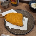 大衆酒場 らくがき - あじフライ¥176-