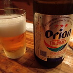 串焼あだん - 瓶ビール　オリオン¥500