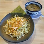 旭川味噌拉麺 ばんから - 料理写真:辛ねぎつけ麺   ¥1080