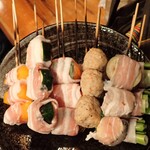 串焼あだん - 焼く前