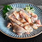 Idetachi, Hotaru. - 国産種鶏胸肉のたたき