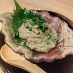 心にしみる浜の味 岩男 - カキのカニ味噌和え