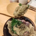 心にしみる浜の味 岩男 - カキの食感とカニ味噌の風味が最高