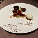 レストラン 北野クラブ - 相方のやつ、フォンダンショコラ。新作