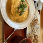 ジョイフル - 天津飯餃子定食