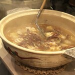 U.KAI - 鱈の白子、下仁田葱、唐辛子の火鍋