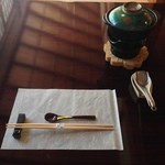 松籟庵 - テーブルセッティング
