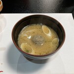 八森いさりび温泉 ハタハタ館 - つみれ汁。