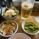 Yakitori Musou Torimitsu - 鶏皮ポン酢も、ポテサラもめっちゃ美味い！