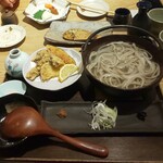 Komatsuan Souhonke - 野菜天盛り 釜揚げ蕎麦