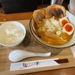 麺スタイル 柴 - 札幌味噌炙り焼豚麺①